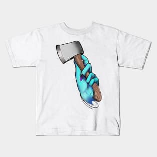 Ax In Hand Kids T-Shirt